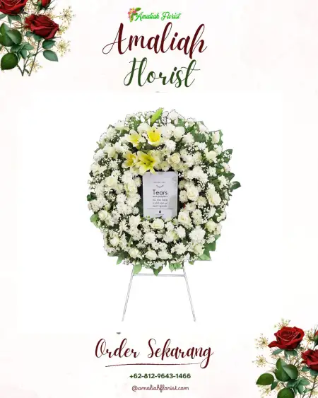 Krans Bunga Duka Sirukem